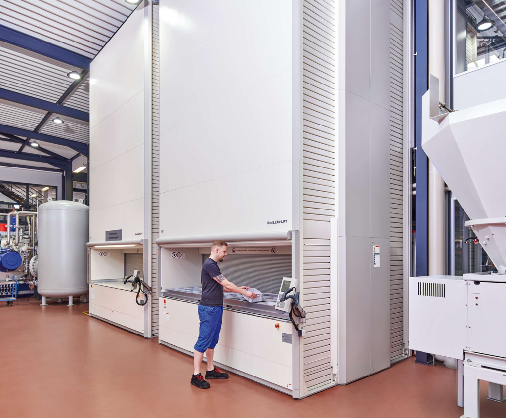 Imagem de armazem para caixas