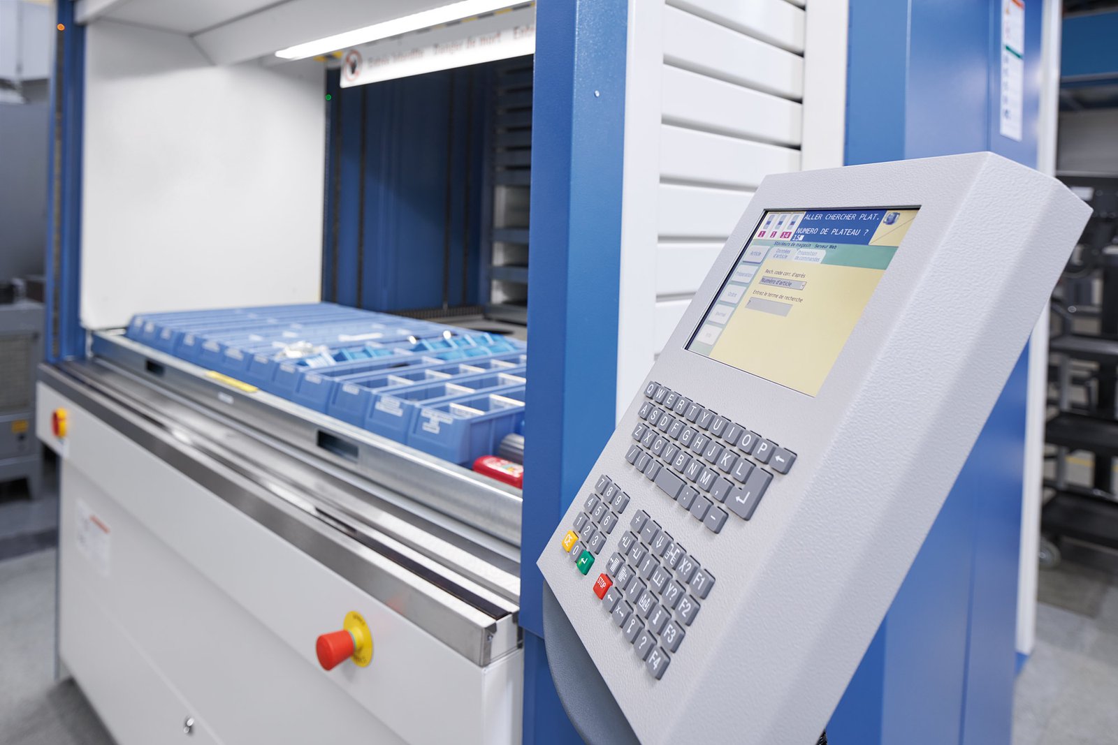 Interfaz del almacén automático